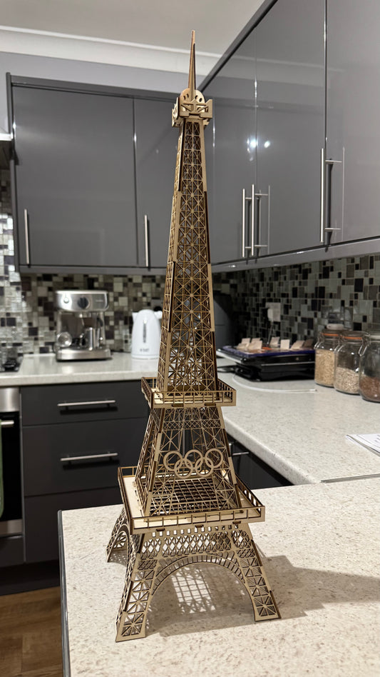 3D Wooden Puzzle Eiffel Tower