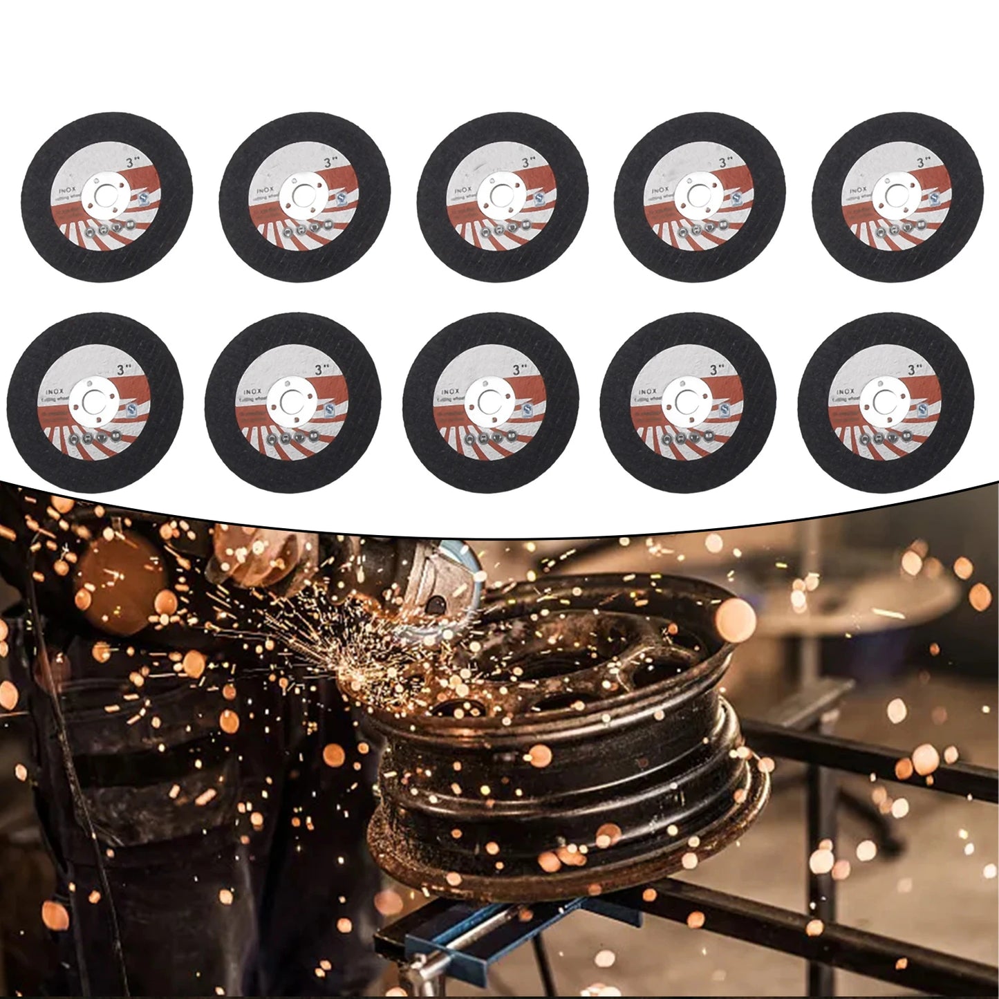 Grinding Kit Cutting Disc Accessories Circular Cutting Disc For Angle Grinder Grinding Replacement Resin Wheel